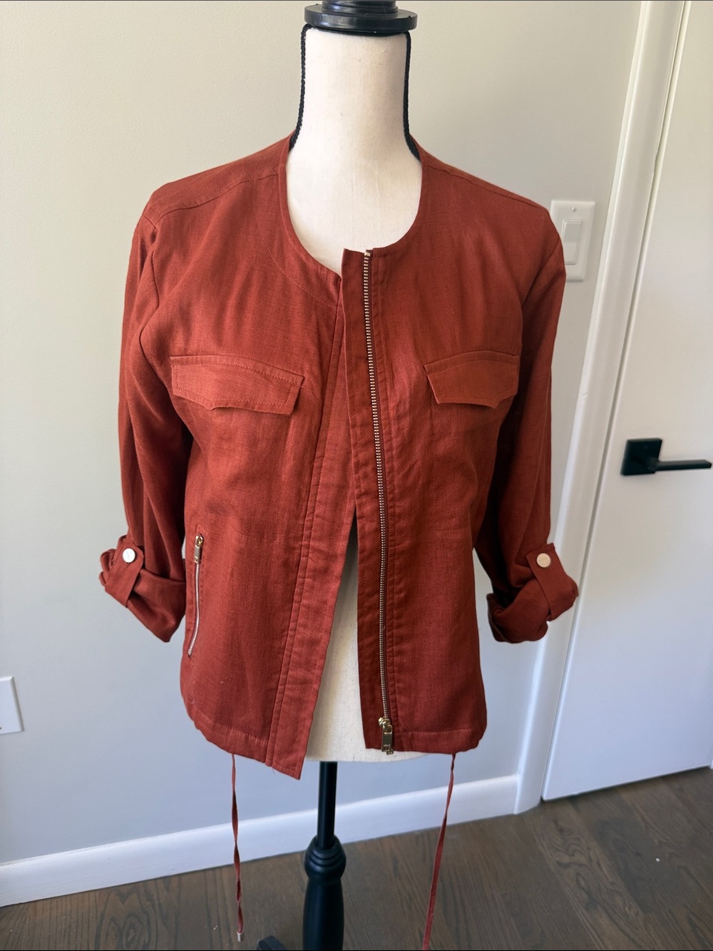 NWOT DKNY Linen Jacket